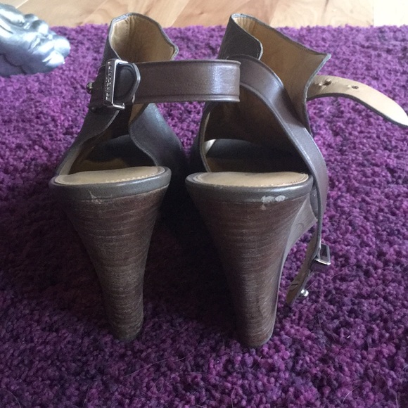 Coach Peep Toe Wedges - Picture 3 of 7